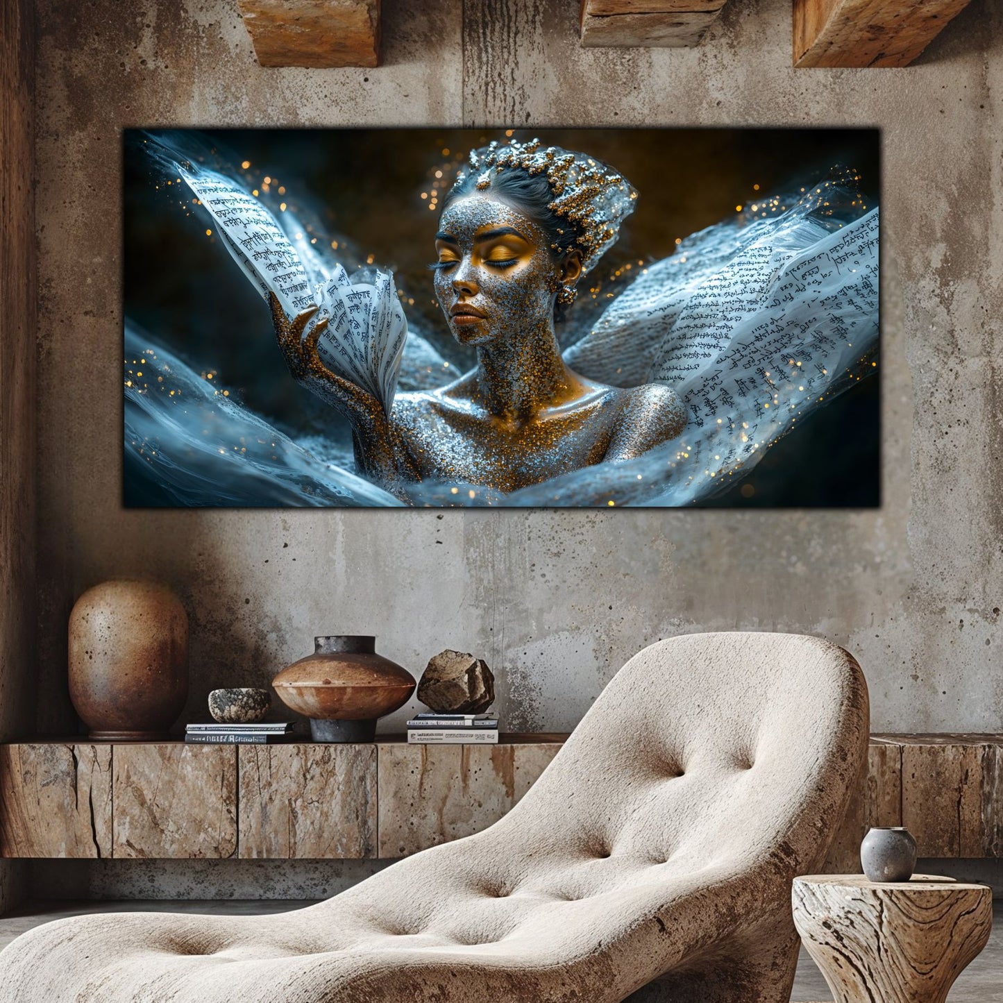 Beyond Meditation - Tablouri moderne pe sticla securizata pentru living contemporan NO36