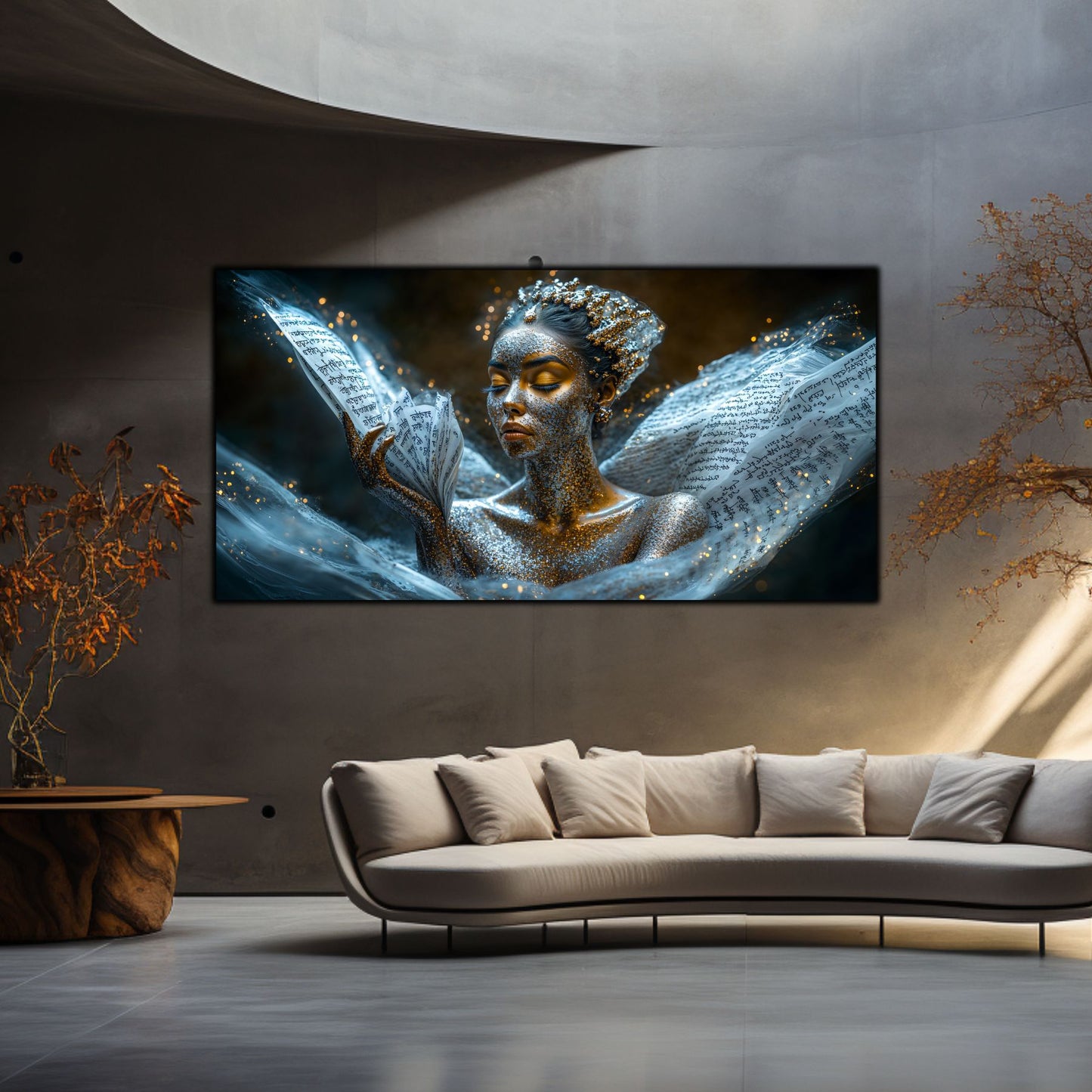 Beyond Meditation - Tablouri moderne pe sticla securizata pentru living contemporan NO36