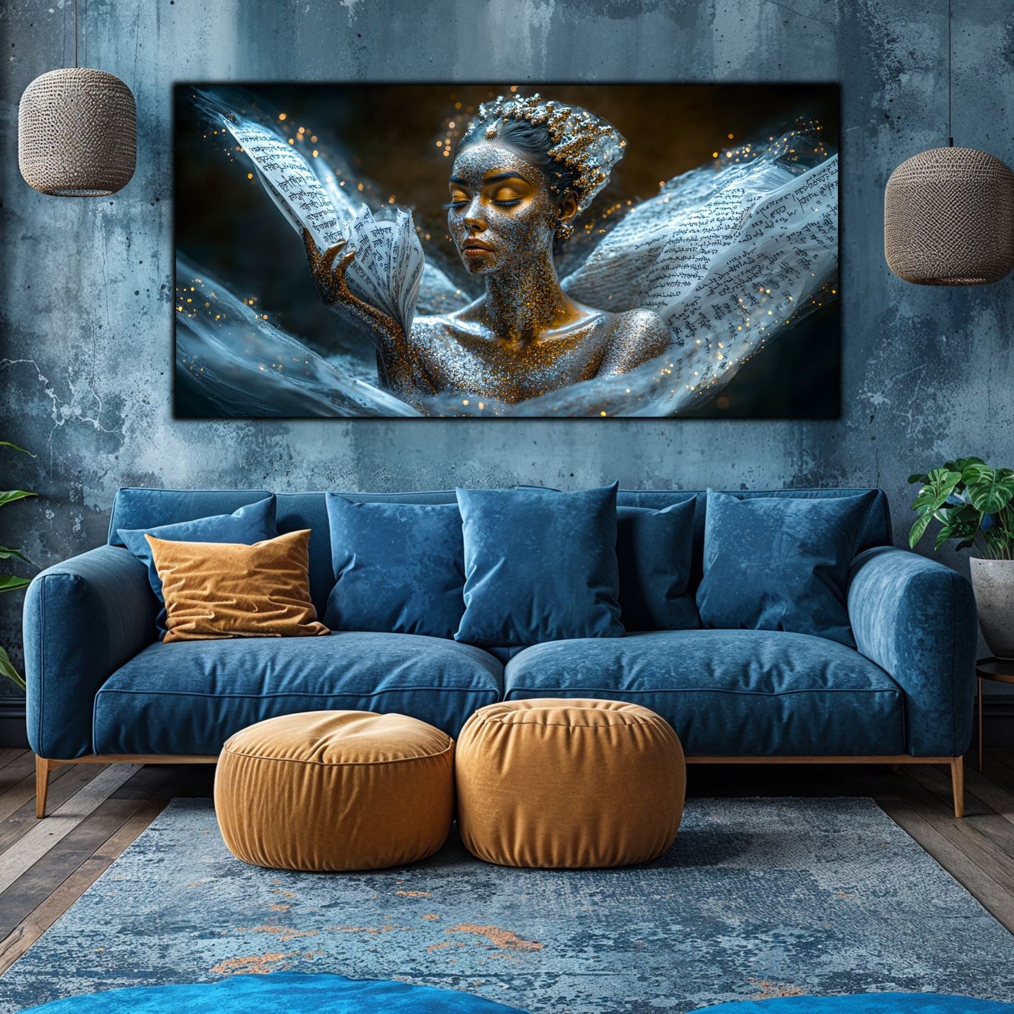 Beyond Meditation - Tablouri moderne pe sticla securizata pentru living contemporan NO36