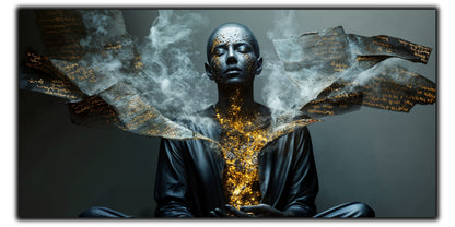 Beyond Meditation - Tablouri moderne pe sticla securizata pentru living contemporan NO41