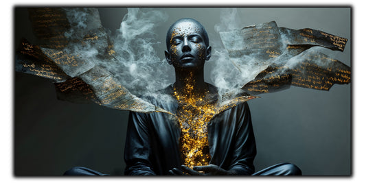 Beyond Meditation - Tablouri moderne pe sticla securizata pentru living contemporan NO41