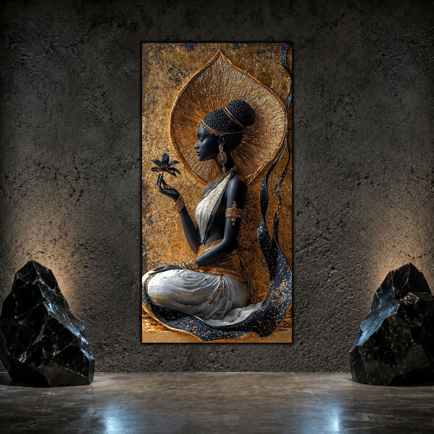 Tablou pentru living – Crowned Stillness | Liquid Light