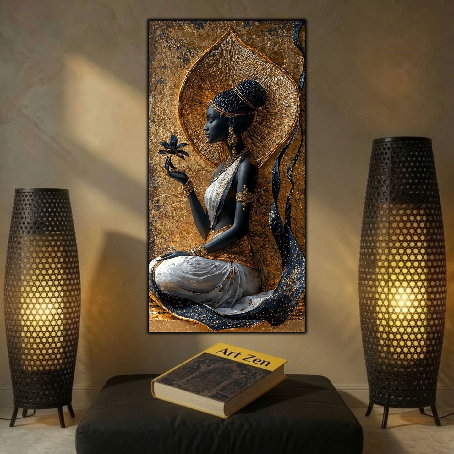 Tablou pentru living – Crowned Stillness | Liquid Light