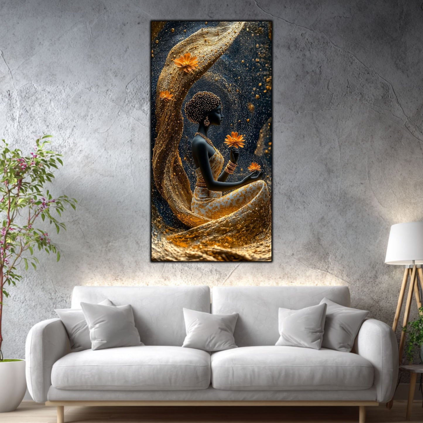 tablou-vertical-living-luminous-tide-mockup-3.jpg	Tablou vertical Luminous Tide pe sticlă securizată, în living luminos, cu canapea albă și perete mineral									