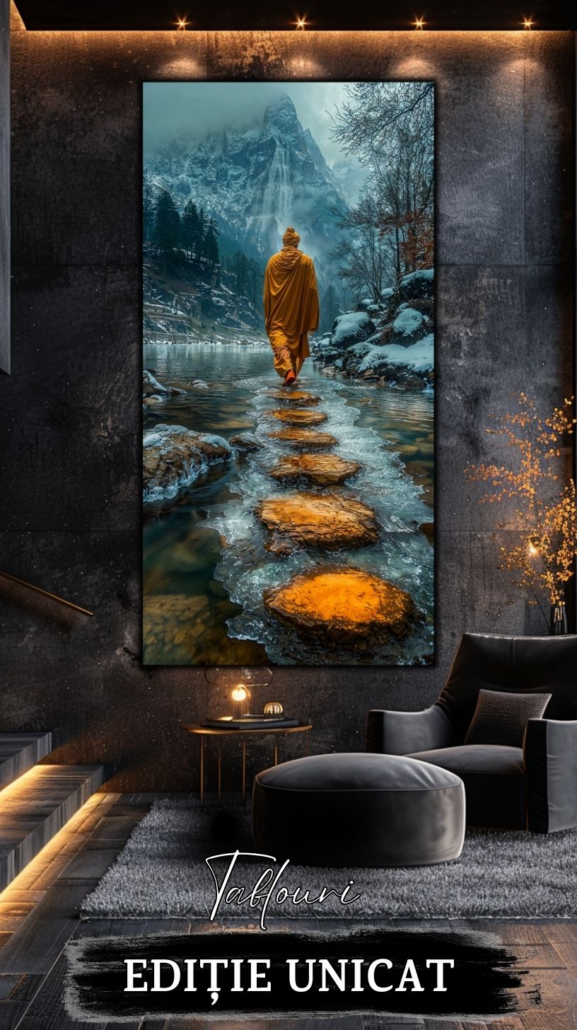 Tablou unicat din sticlă securizată Vanishing Step - No10