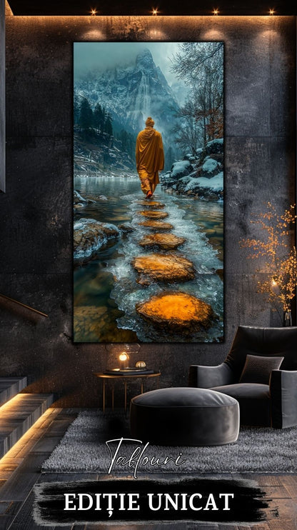 Tablou unicat din sticlă securizată Vanishing Step - No10
