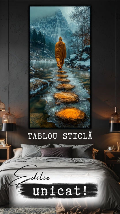 Tablou unicat din sticlă securizată Vanishing Step - No10