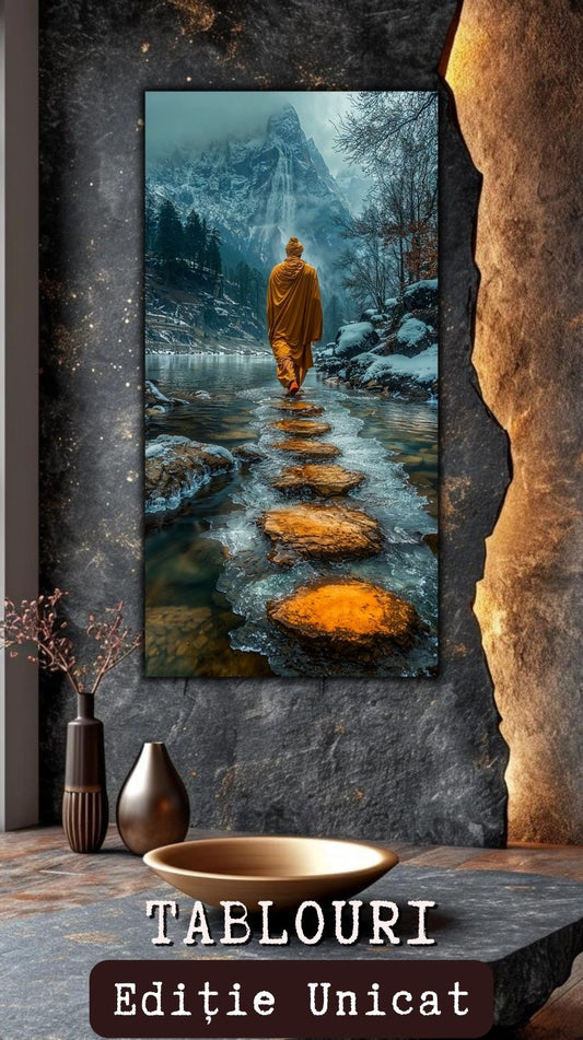 Tablou unicat din sticlă securizată Vanishing Step - No10