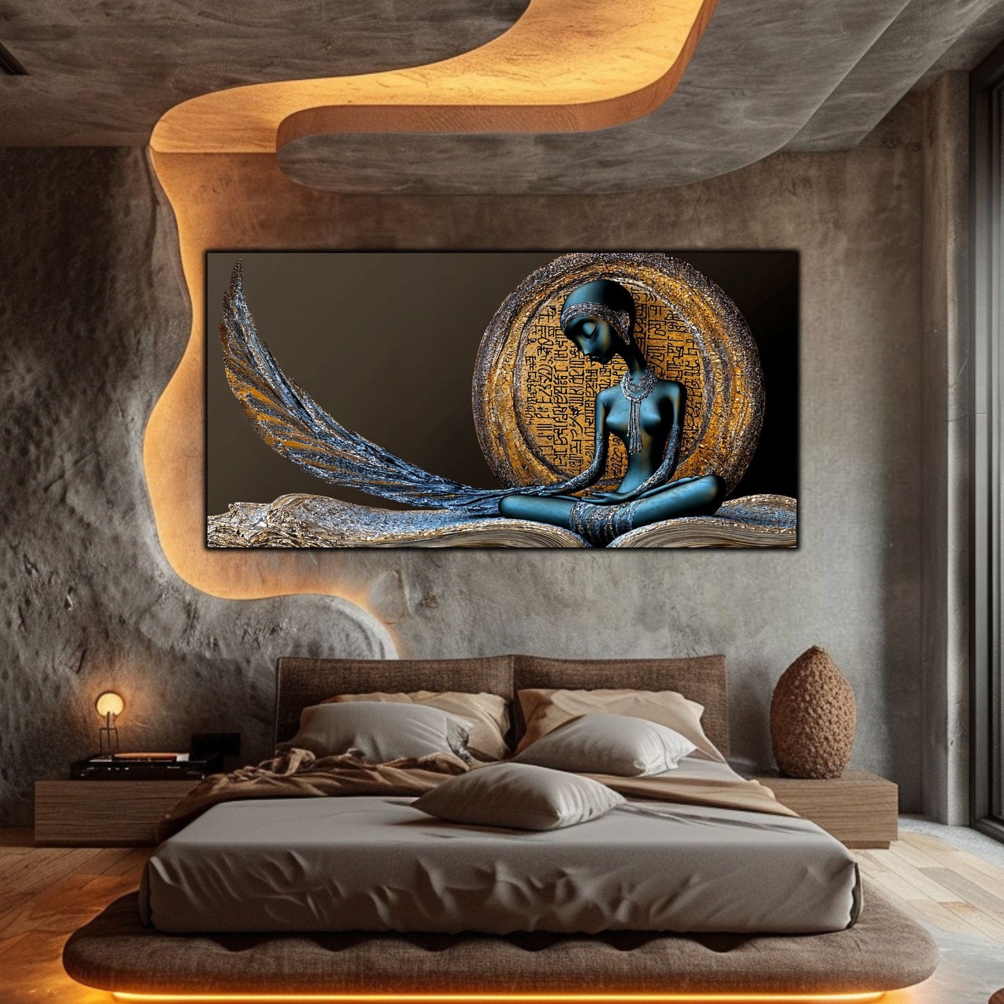 Neo-Icon, Tablou Decorativ din Sticla – Ideal pentru Dormitor si Living NO 06