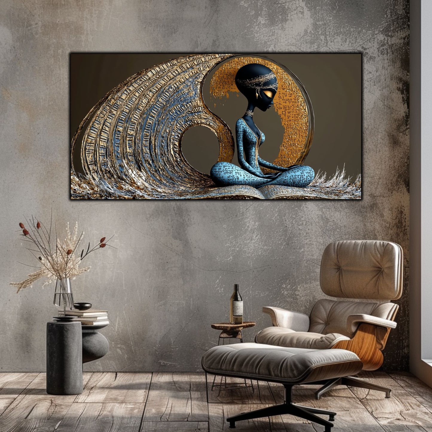 Neo-Icon, Tablou Decorativ din Sticla – Ideal pentru Dormitor si Living NO 07
