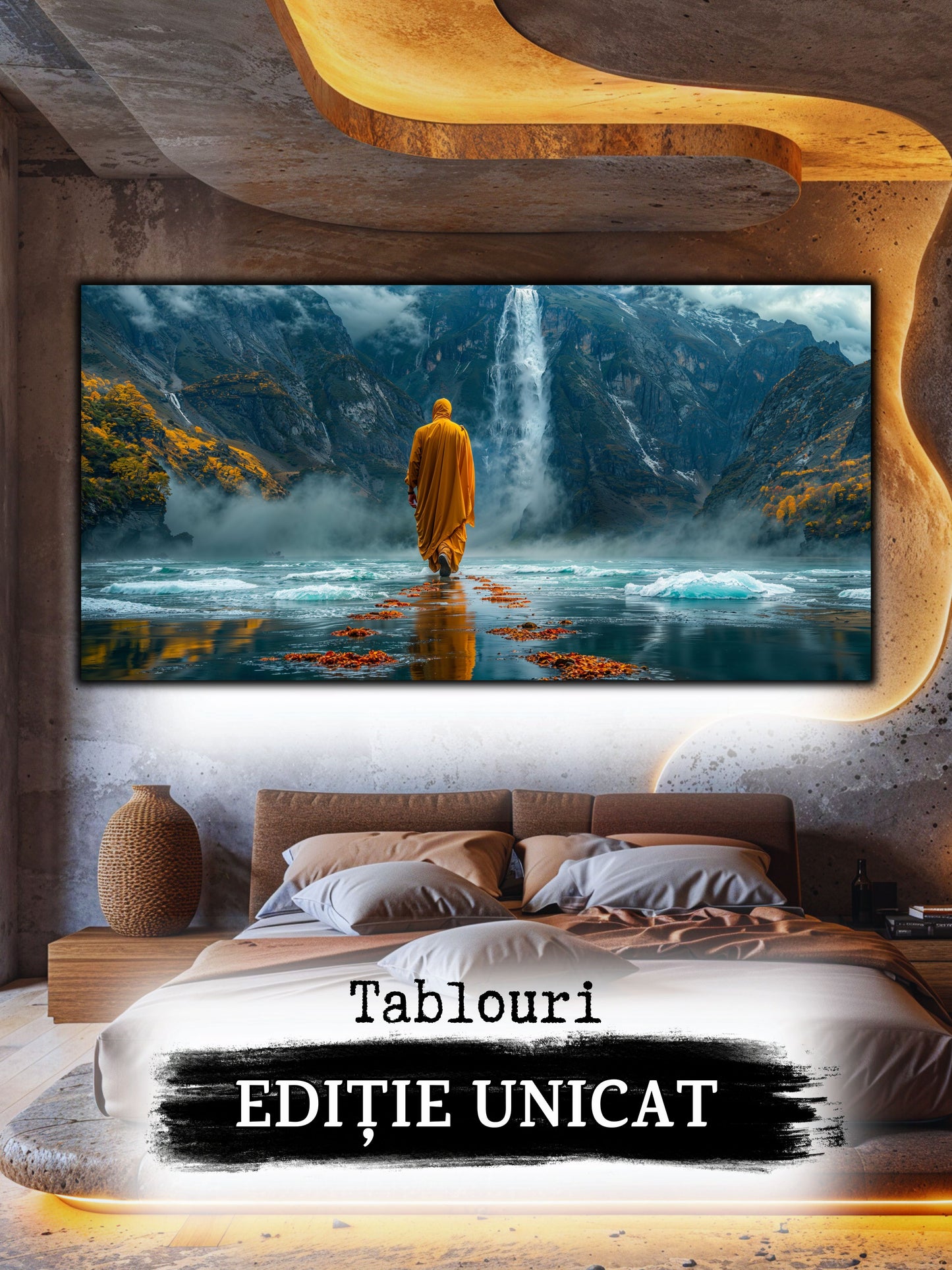 Tablou unicat din sticlă securizată Vanishing Step - No02