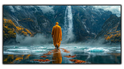 Tablou unicat din sticlă securizată Vanishing Step - No02