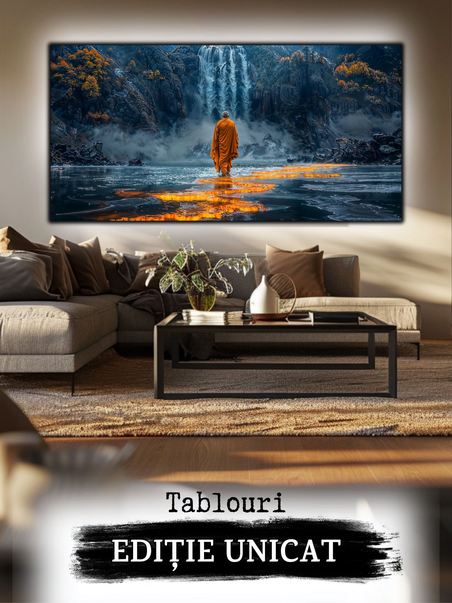 Tablou unicat din sticlă securizată Vanishing Step - No01