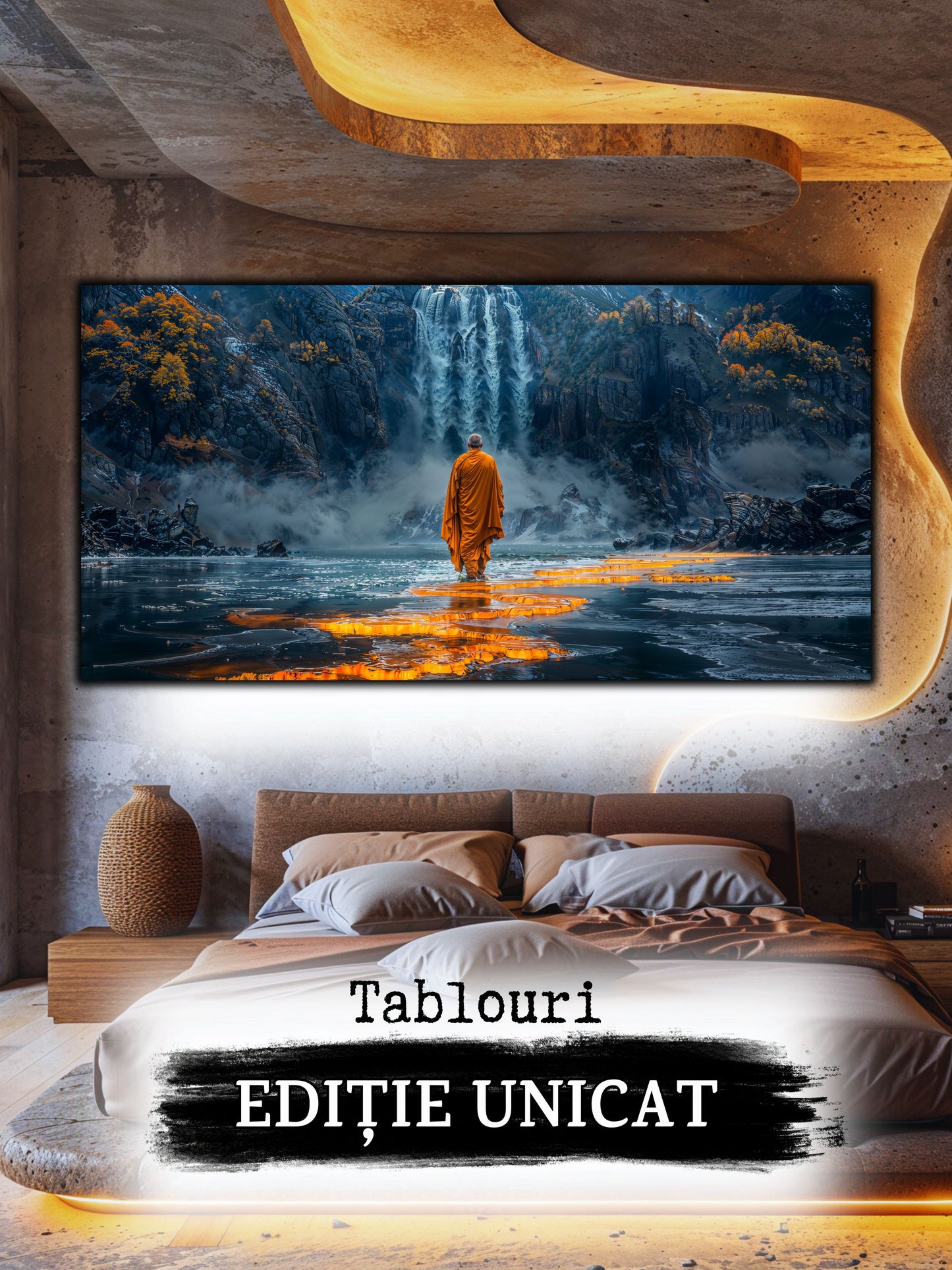 Tablou unicat din sticlă securizată Vanishing Step - No01