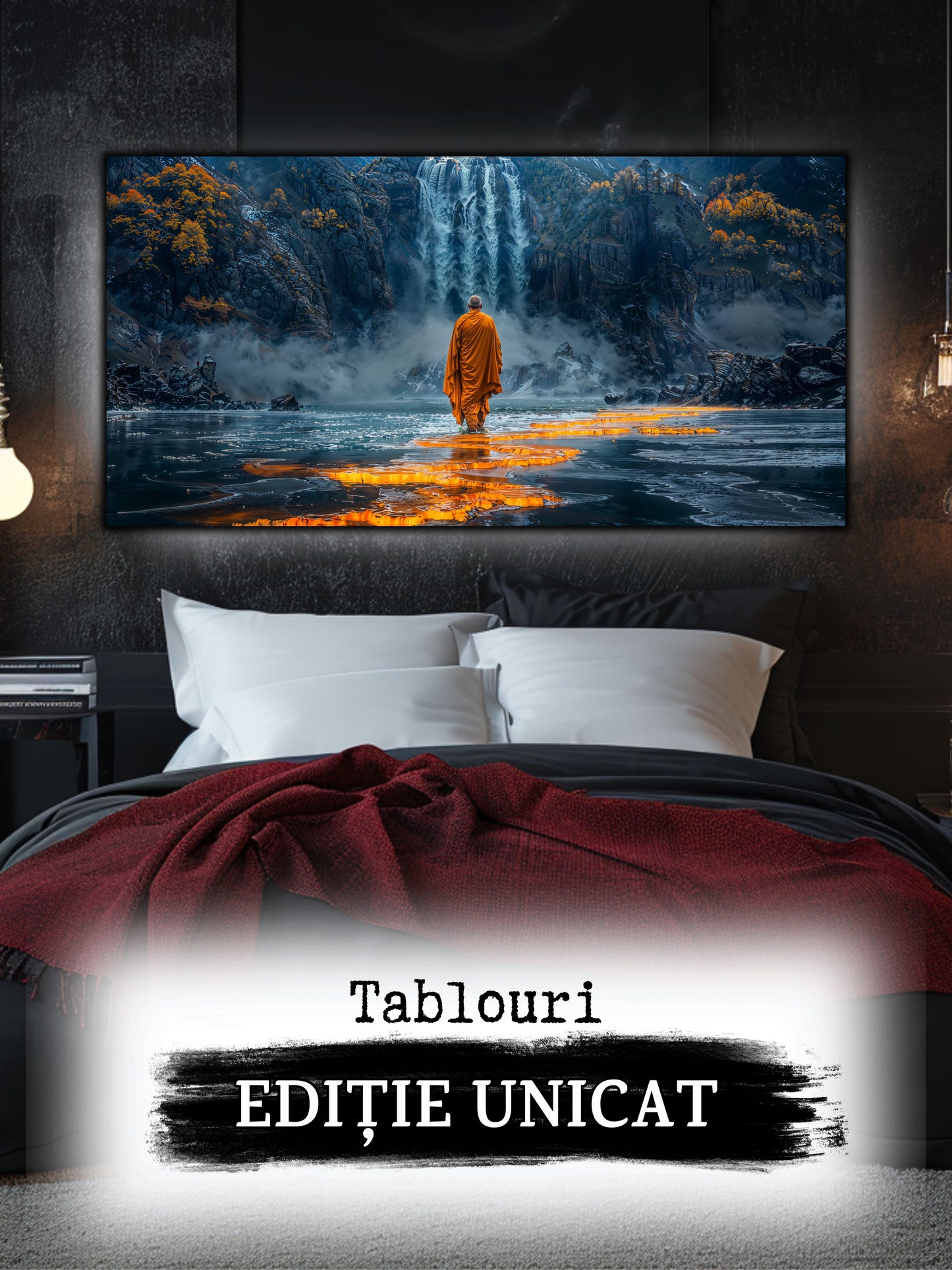 Tablou unicat din sticlă securizată Vanishing Step - No01