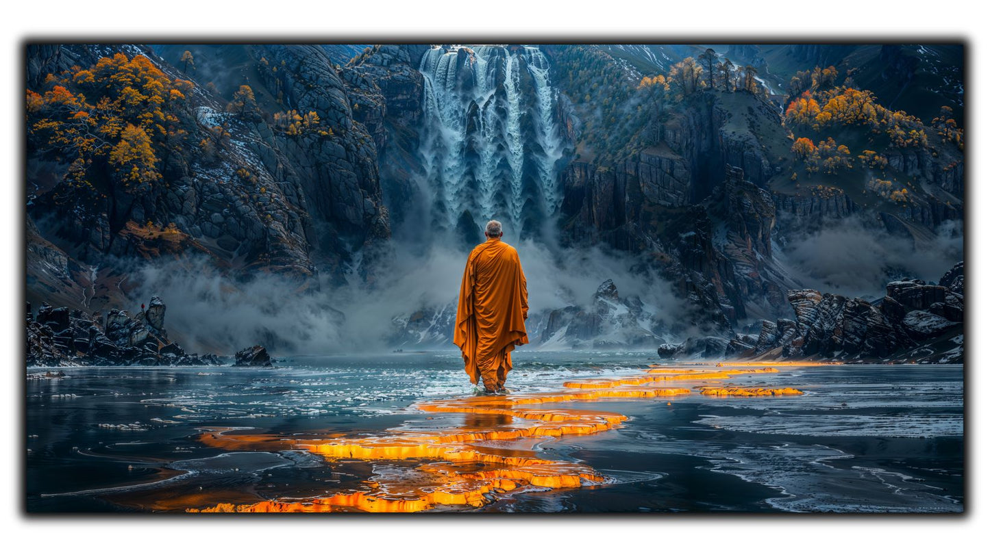 Tablou unicat din sticlă securizată Vanishing Step - No01