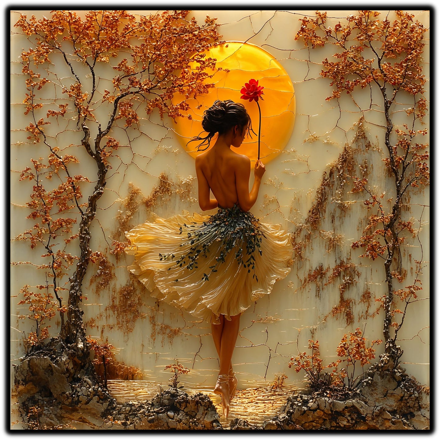 Tablou Sticla Securizata - Fragment of The Soul - 22
