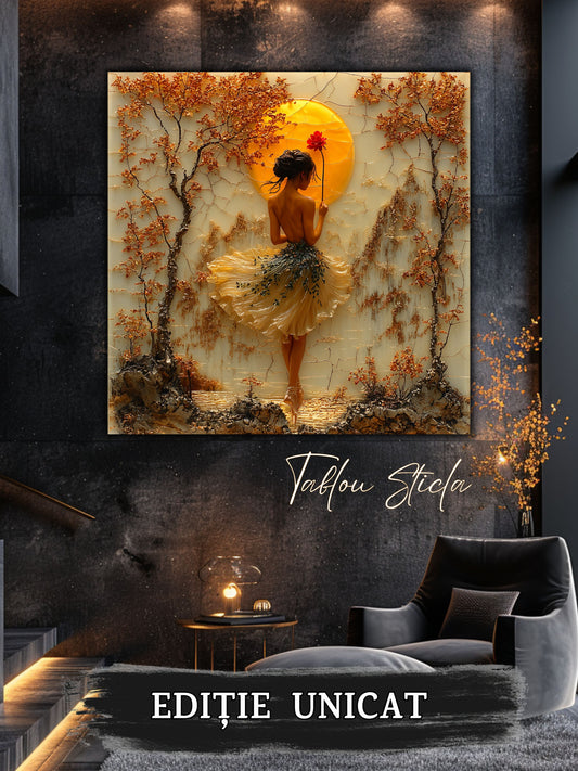 Tablou Sticla Securizata - Fragment of The Soul - 22