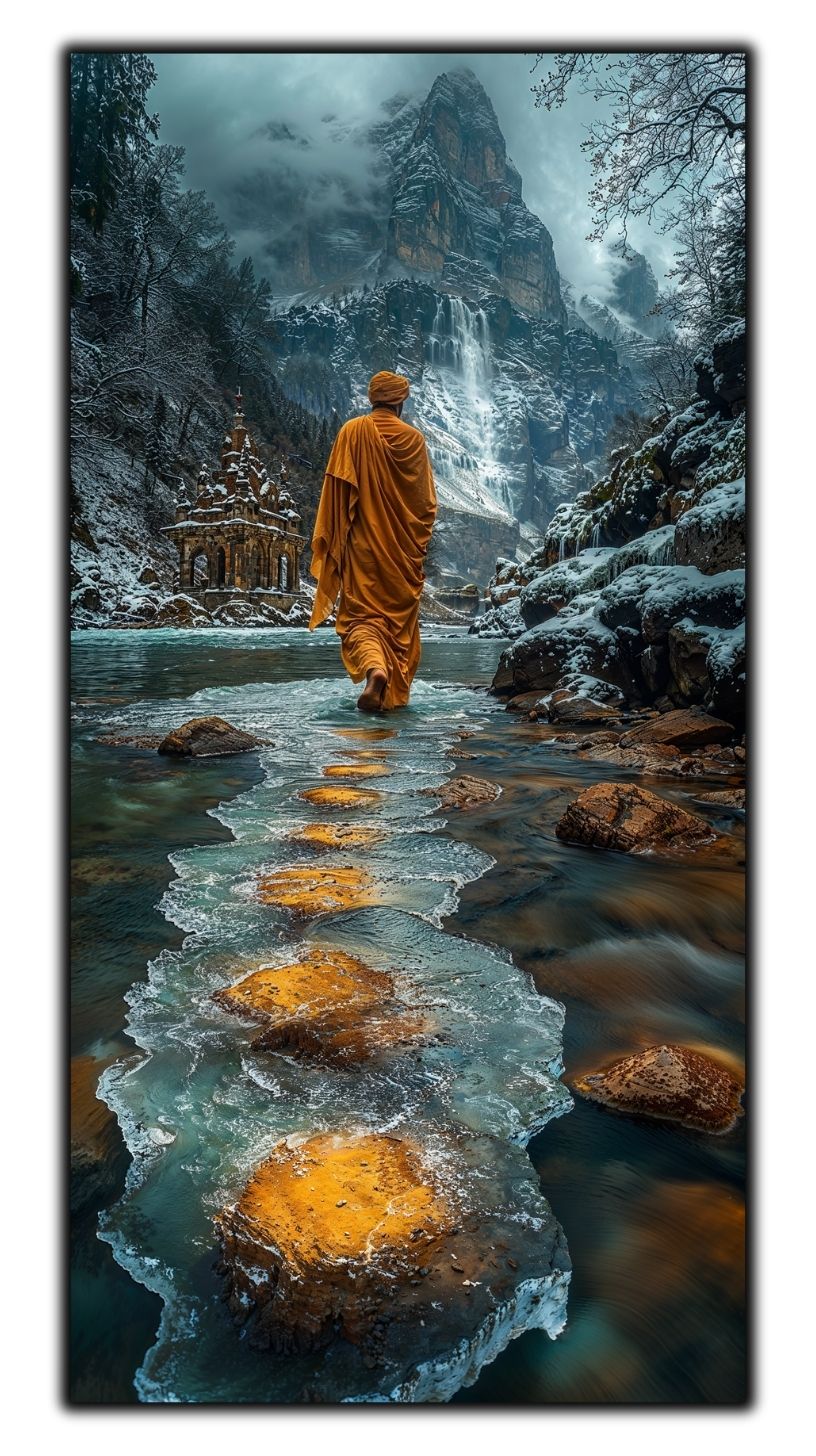 Tablou unicat din sticlă securizată Vanishing Step - No14