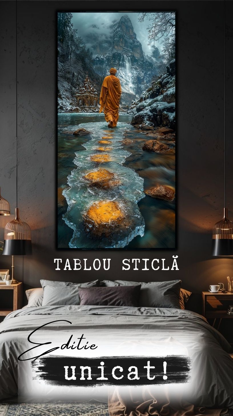 Tablou unicat din sticlă securizată Vanishing Step - No14