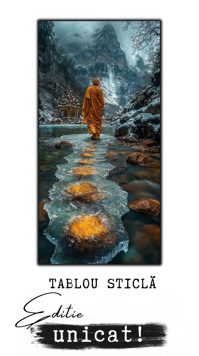 Tablou unicat din sticlă securizată Vanishing Step - No14