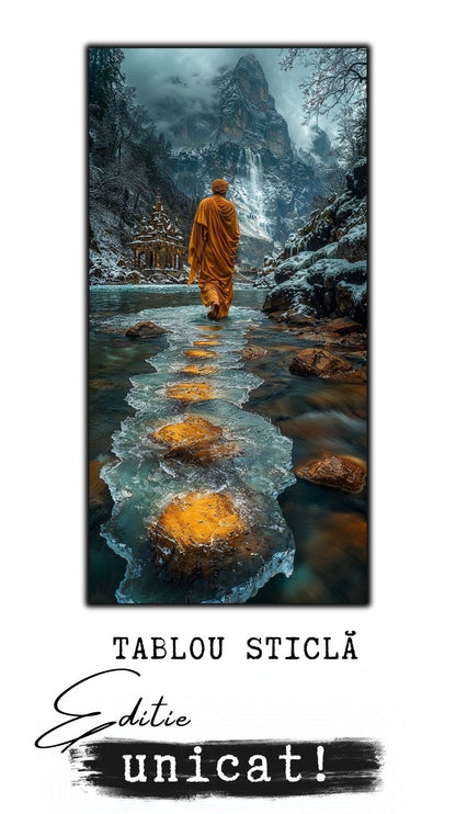 Tablou unicat din sticlă securizată Vanishing Step - No14