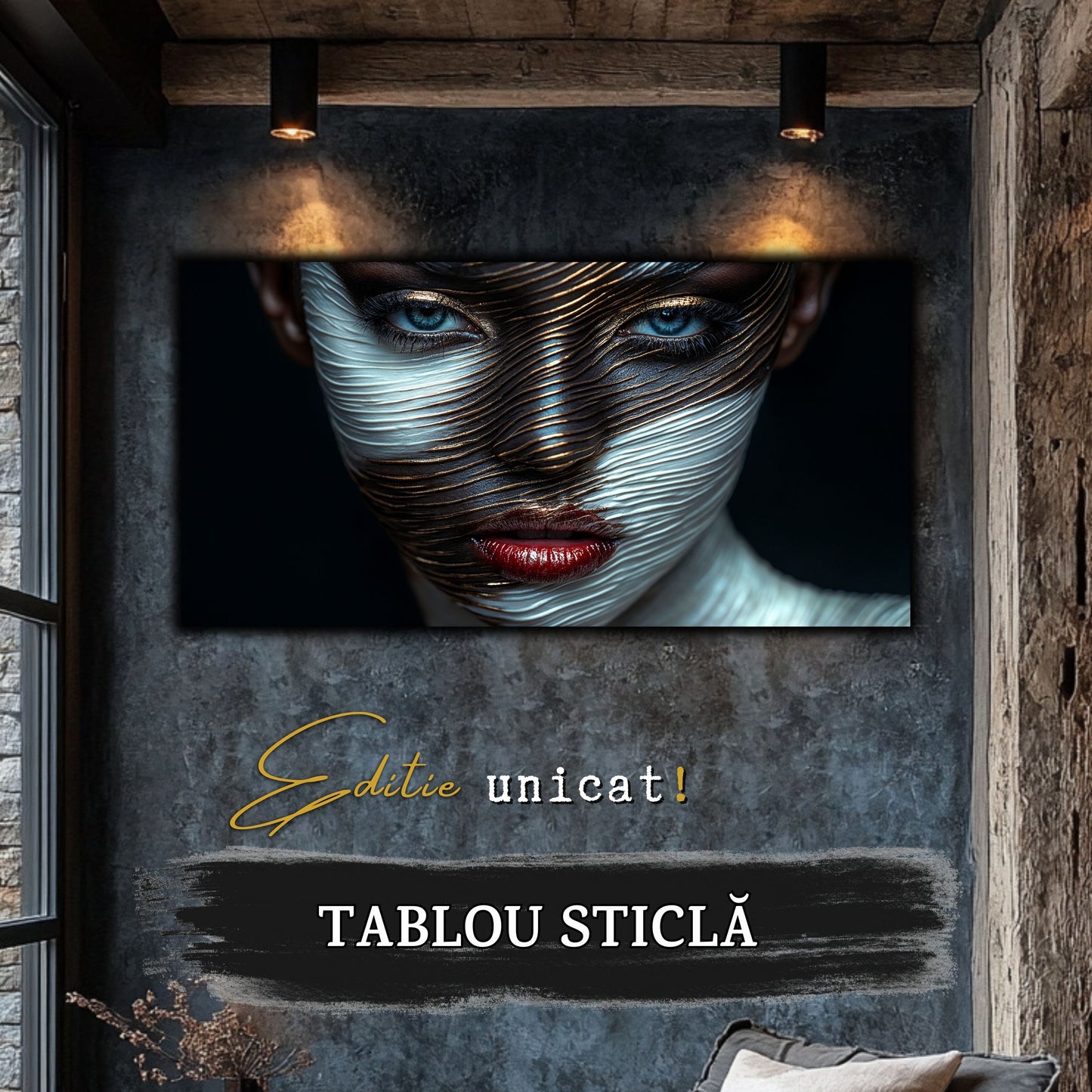 Innerverse - Tablou Sticla  - Unicat - no12