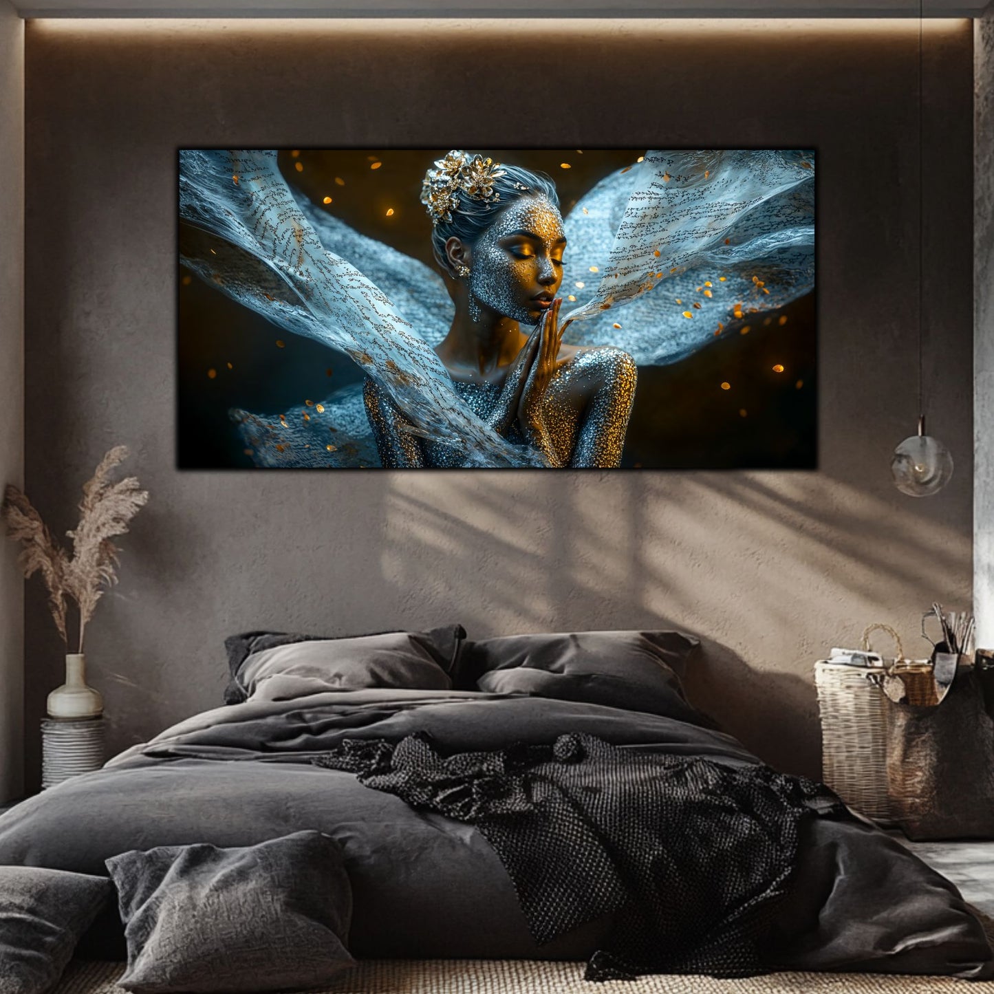 Beyond Meditation - Tablouri moderne pe sticla securizata pentru living contemporan NO28