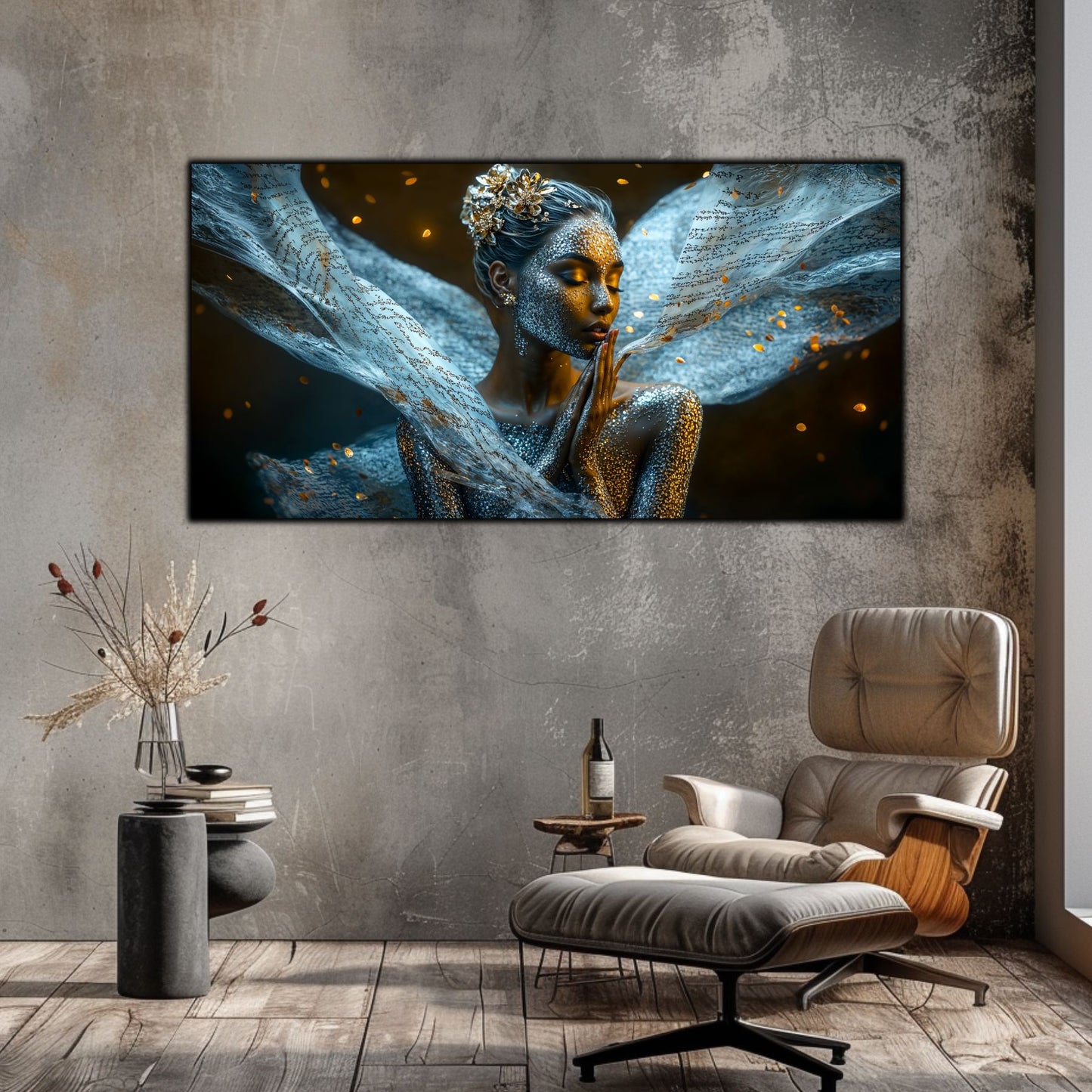 Beyond Meditation - Tablouri moderne pe sticla securizata pentru living contemporan NO28