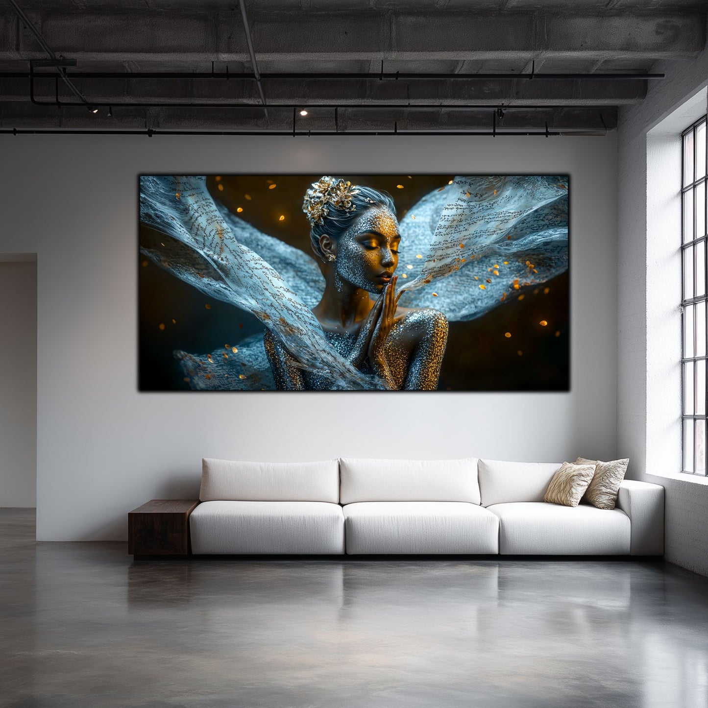 Beyond Meditation - Tablouri moderne pe sticla securizata pentru living contemporan NO28