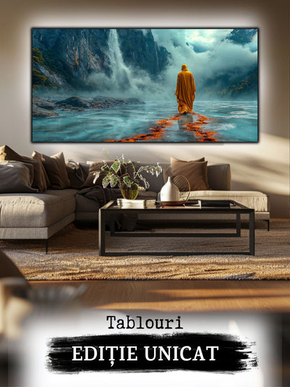 Tablou unicat din sticlă securizată Vanishing Step - No07