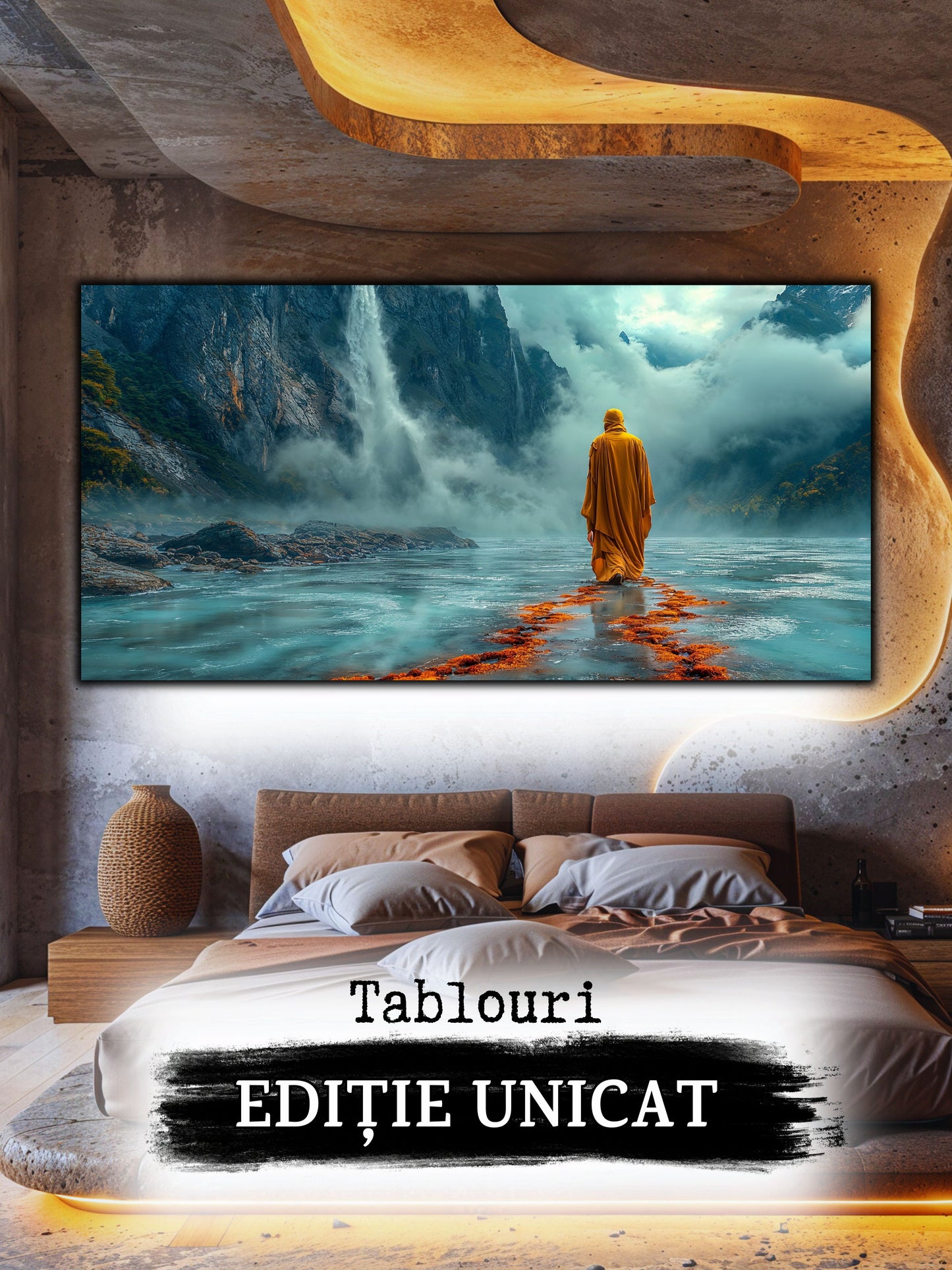 Tablou unicat din sticlă securizată Vanishing Step - No07