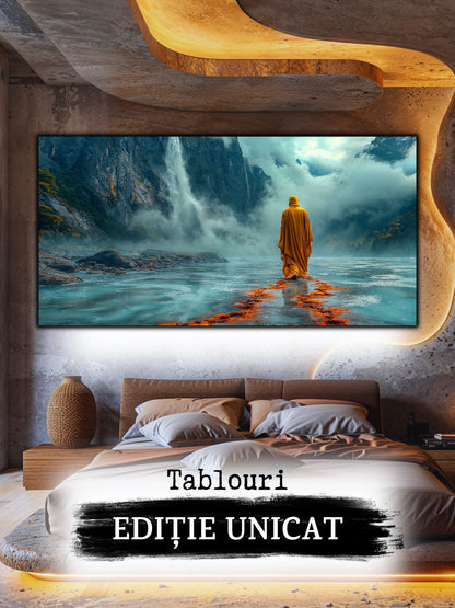 Tablou unicat din sticlă securizată Vanishing Step - No07