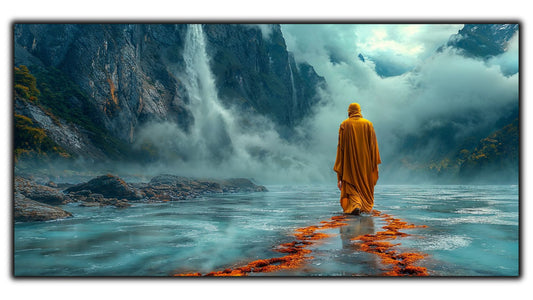 Tablou unicat din sticlă securizată Vanishing Step - No07