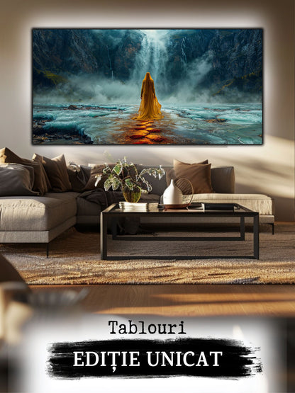 Tablou unicat din sticlă securizată Vanishing Step - No09