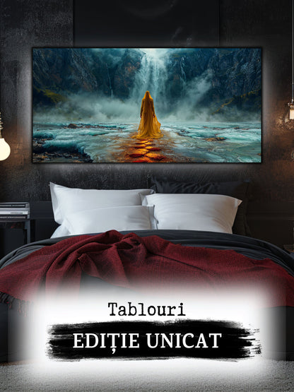 Tablou unicat din sticlă securizată Vanishing Step - No09