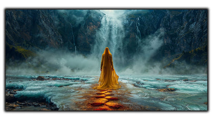 Tablou unicat din sticlă securizată Vanishing Step - No09