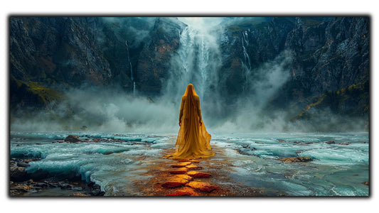 Tablou unicat din sticlă securizată Vanishing Step - No09