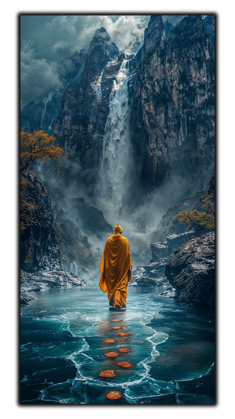 Tablou unicat din sticlă securizată Vanishing Step - No13