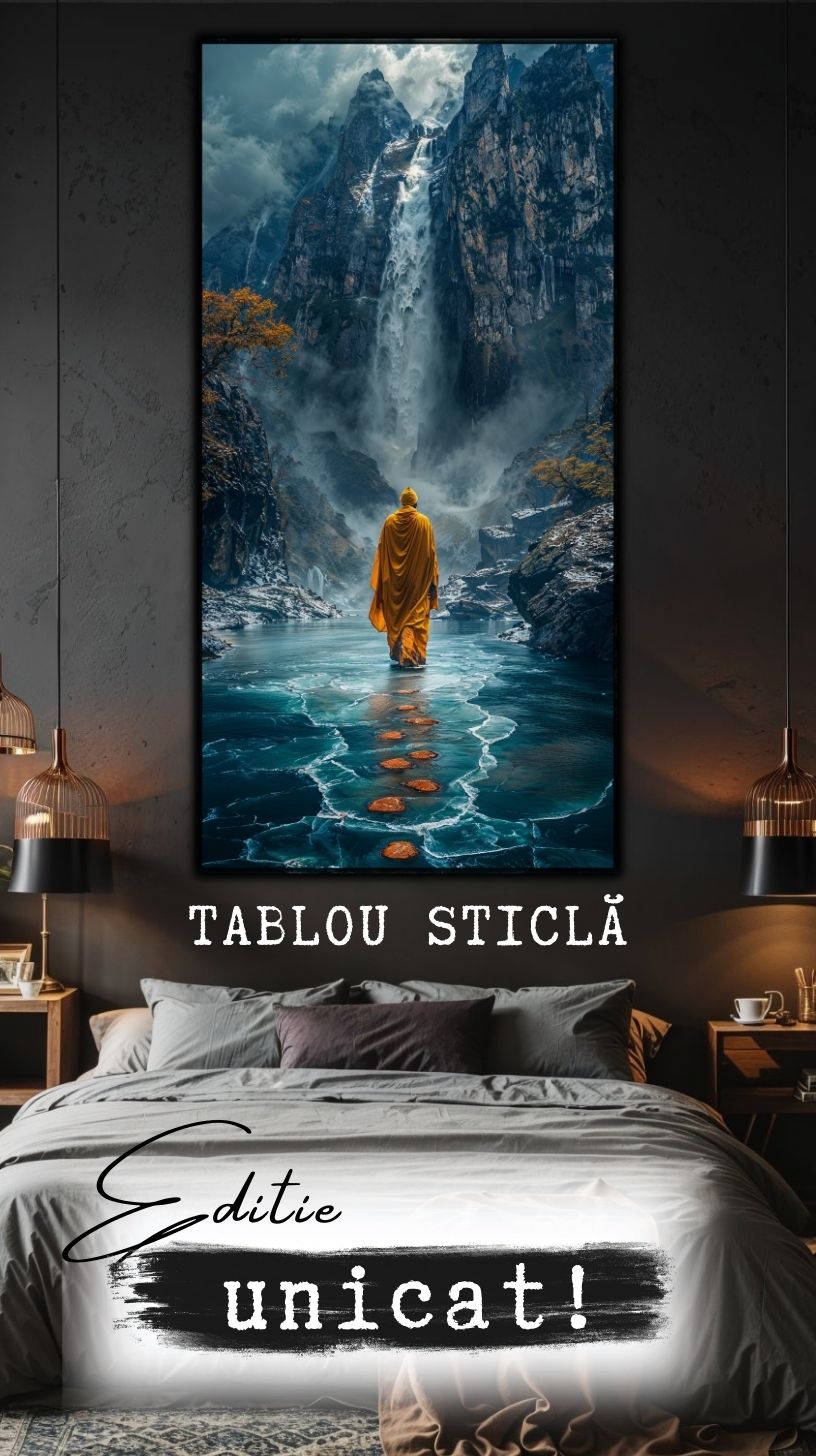 Tablou unicat din sticlă securizată Vanishing Step - No13