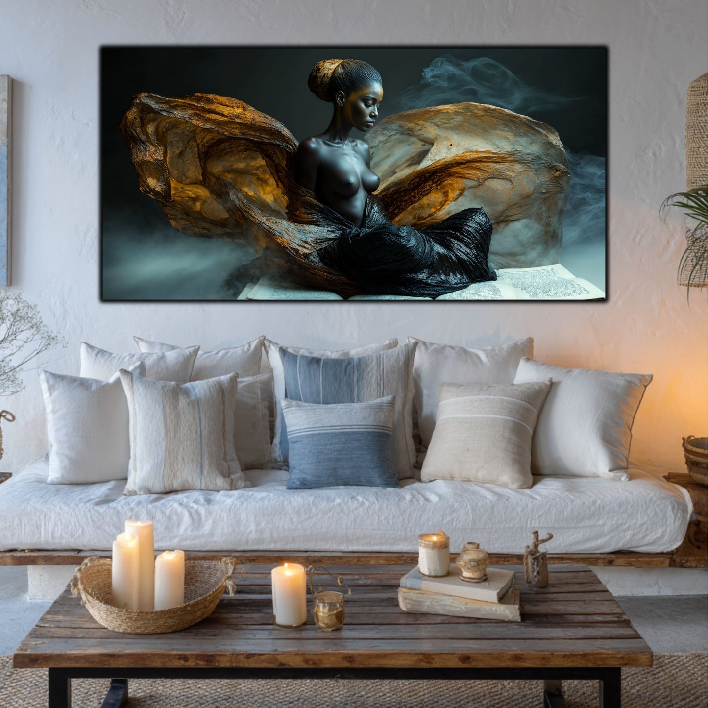 Tablou unicat din sticlă securizată Beyond Breath - No04