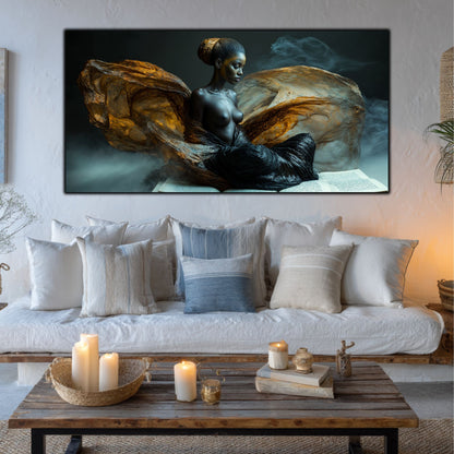 Tablou unicat din sticlă securizată Beyond Breath - No04