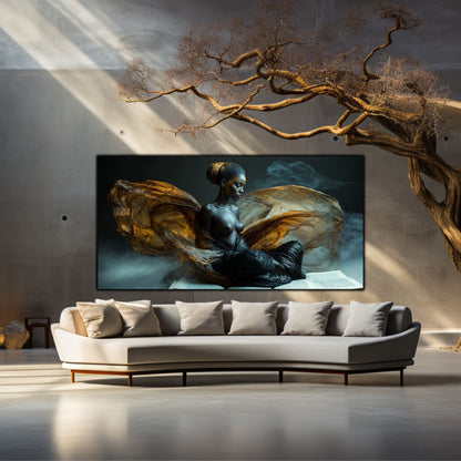 Tablou unicat din sticlă securizată Beyond Breath - No04