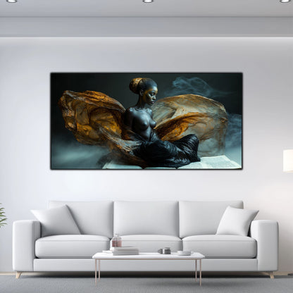 Tablou unicat din sticlă securizată Beyond Breath - No04