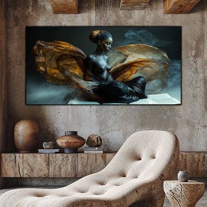 Tablou unicat din sticlă securizată Beyond Breath - No04