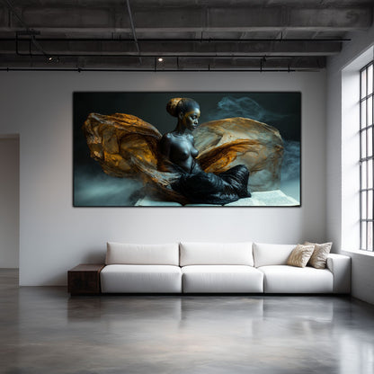 Tablou unicat din sticlă securizată Beyond Breath - No04