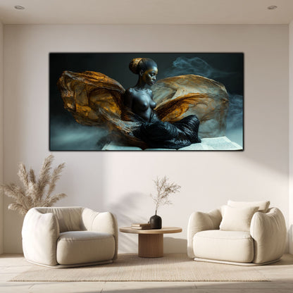 Tablou unicat din sticlă securizată Beyond Breath - No04