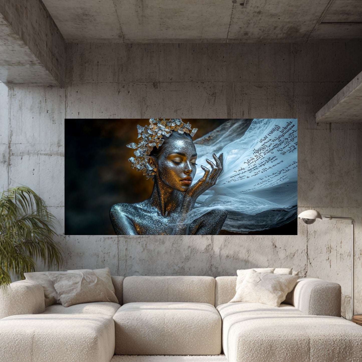 Beyond Meditation - Tablouri moderne pe sticla securizata pentru living contemporan NO30