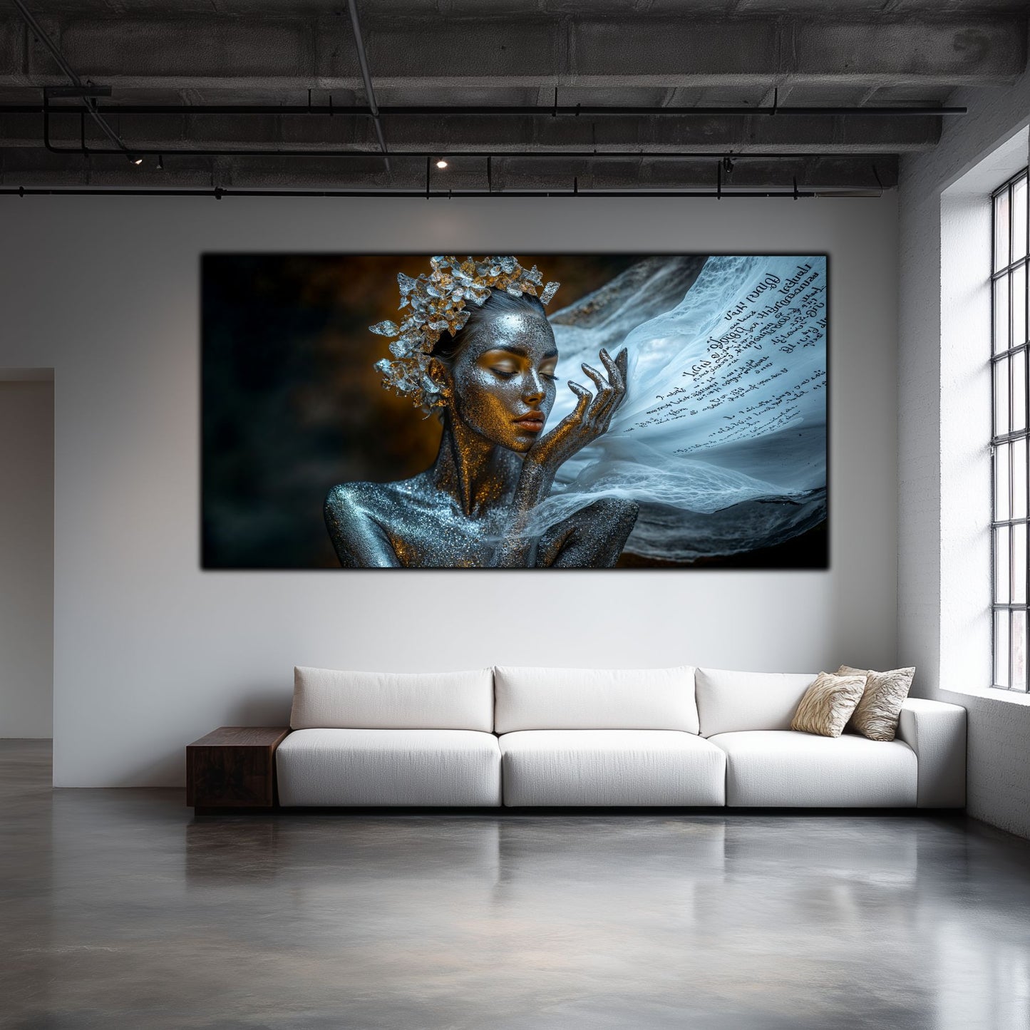 Beyond Meditation - Tablouri moderne pe sticla securizata pentru living contemporan NO30