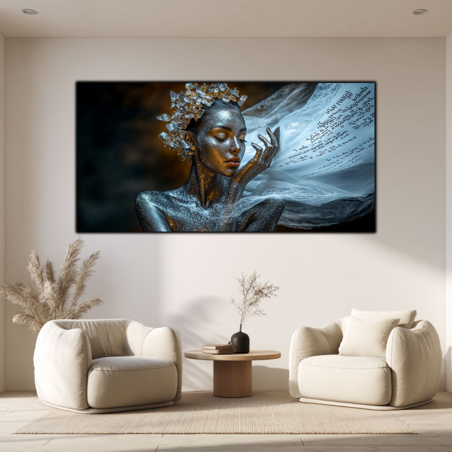 Beyond Meditation - Tablouri moderne pe sticla securizata pentru living contemporan NO30